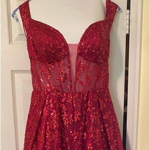 Formal Camille La Vie gown. Size 10. Worn once and dry cleaned.